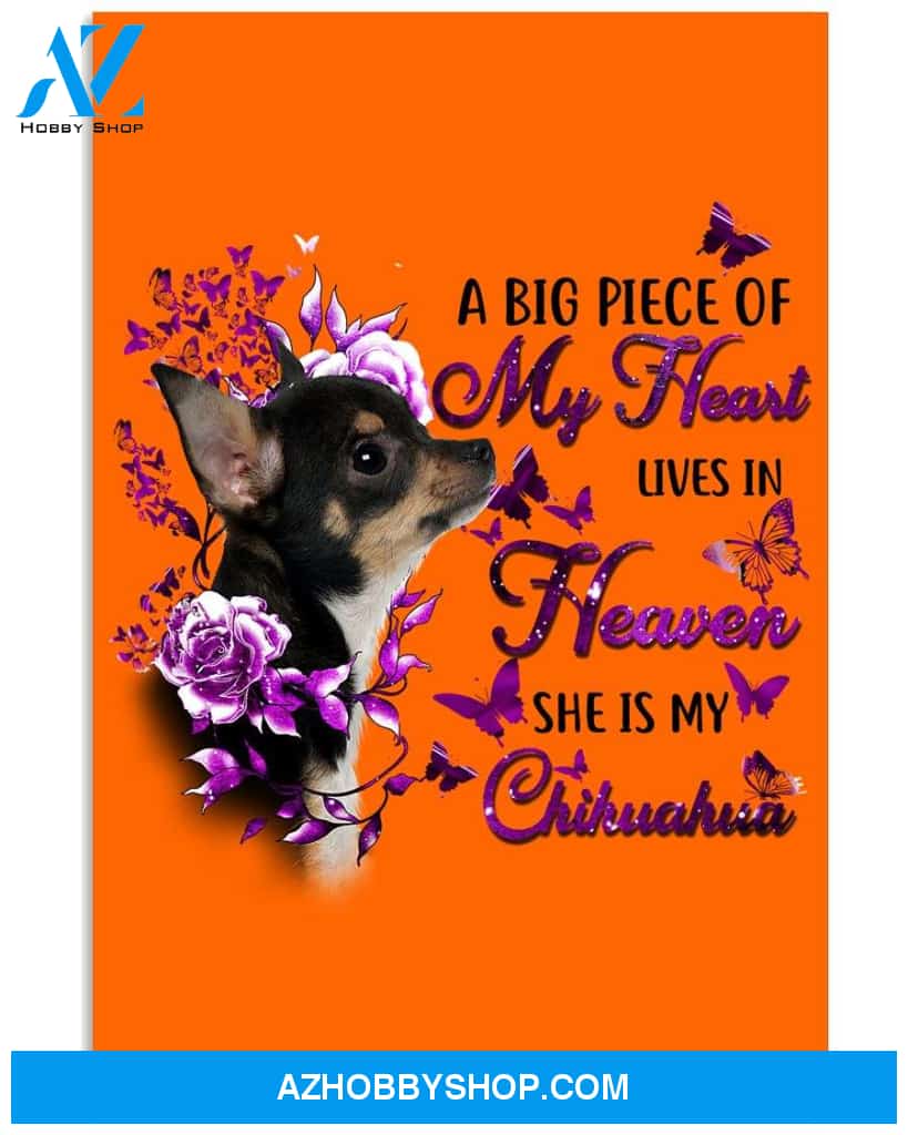 A big piece of my heart lives in heaven widow poster