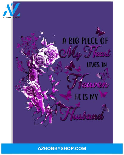 A big piece of my heart lives in heaven widow poster