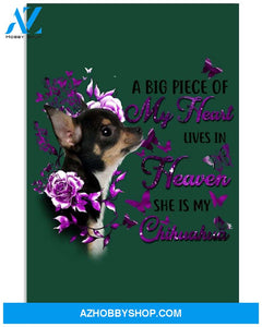 A big piece of my heart lives in heaven widow poster