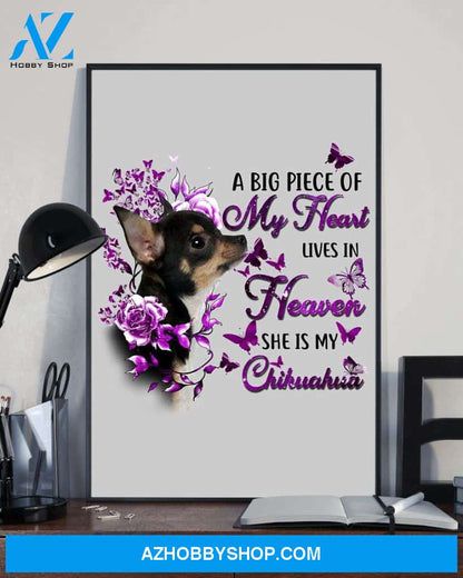 A big piece of my heart lives in heaven widow poster