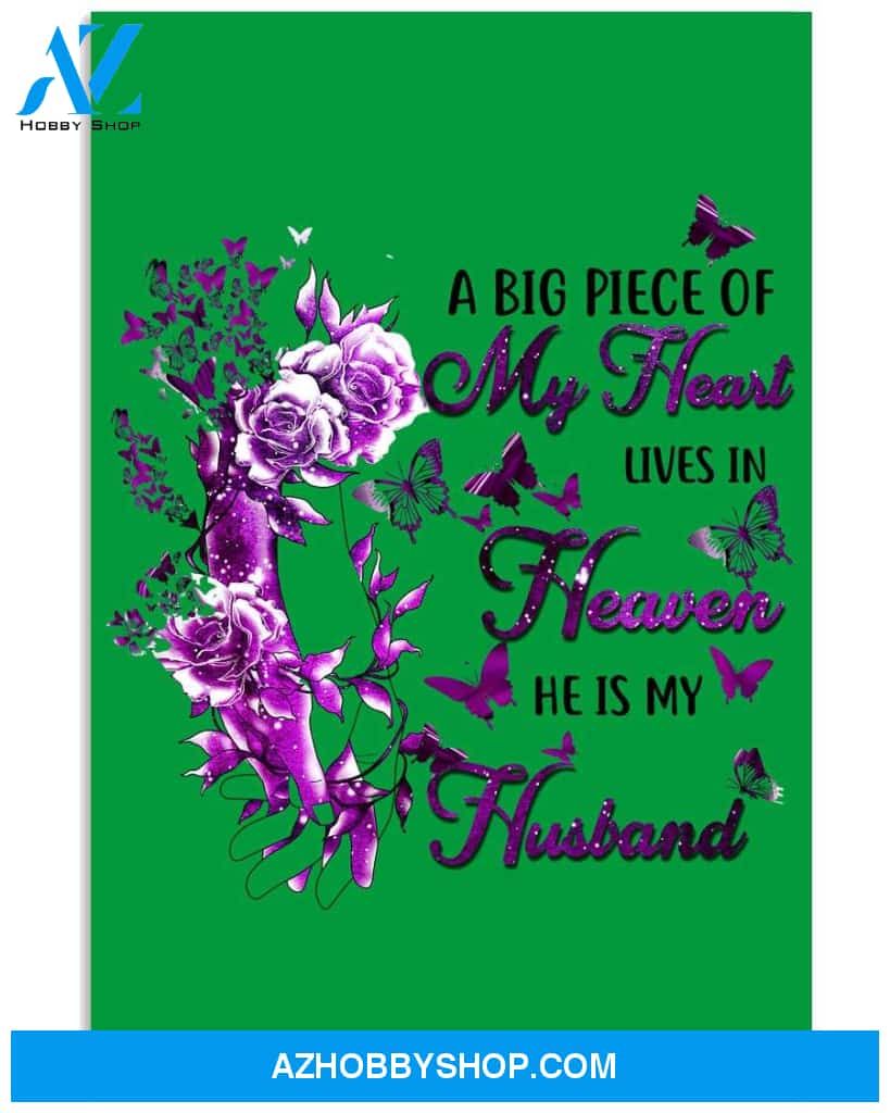 A big piece of my heart lives in heaven widow poster