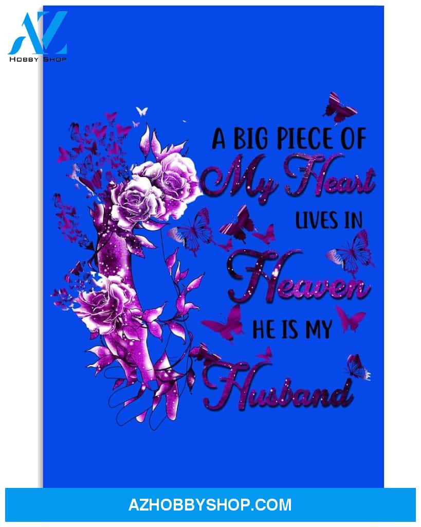 A big piece of my heart lives in heaven widow poster