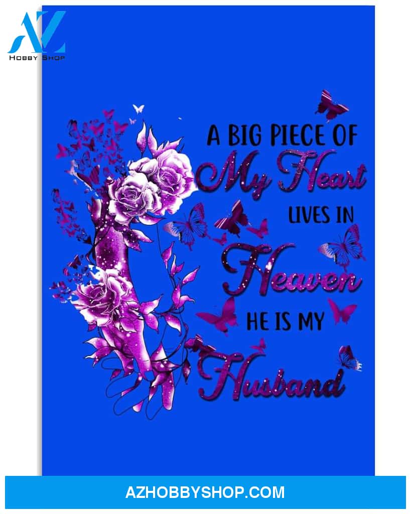 A big piece of my heart lives in heaven widow poster