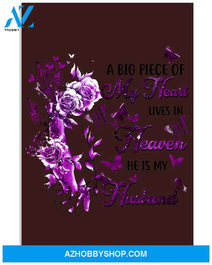 A big piece of my heart lives in heaven widow poster