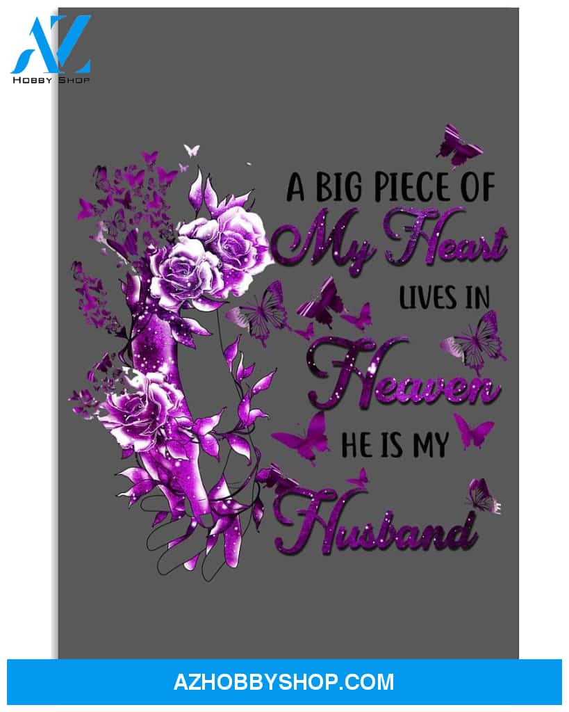 A big piece of my heart lives in heaven widow poster