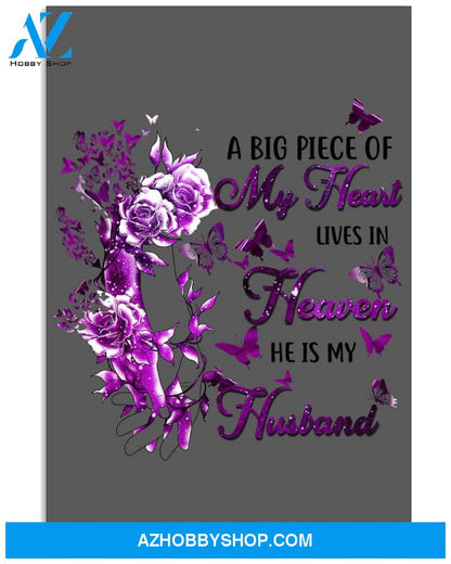 A big piece of my heart lives in heaven widow poster