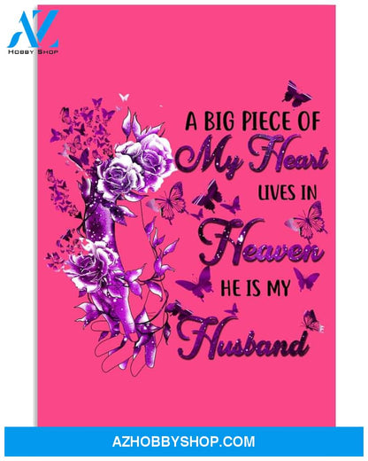 A big piece of my heart lives in heaven widow poster