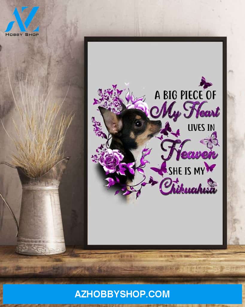 A big piece of my heart lives in heaven widow poster