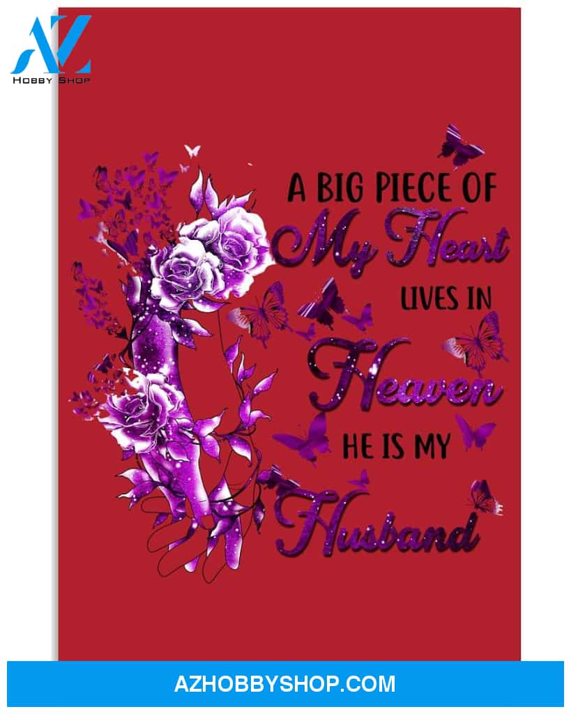 A big piece of my heart lives in heaven widow poster