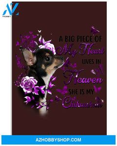A big piece of my heart lives in heaven widow poster