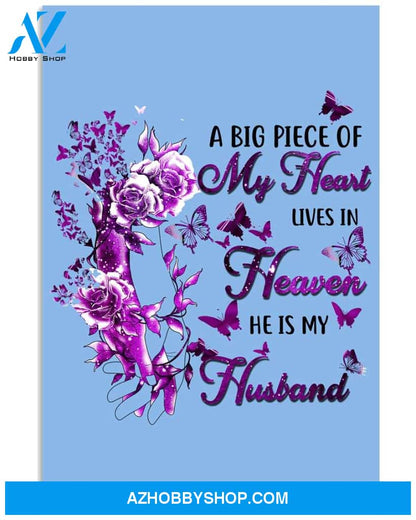 A big piece of my heart lives in heaven widow poster