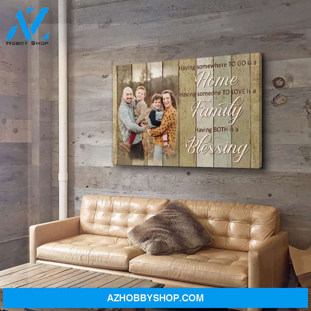 A Blessing - Personalized Custom Photo Canvas