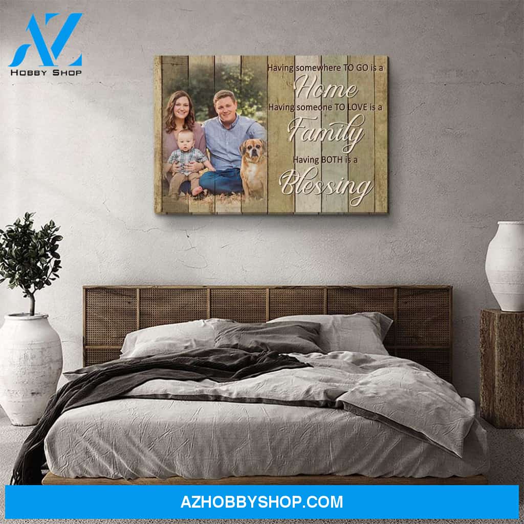A Blessing - Personalized Custom Photo Canvas