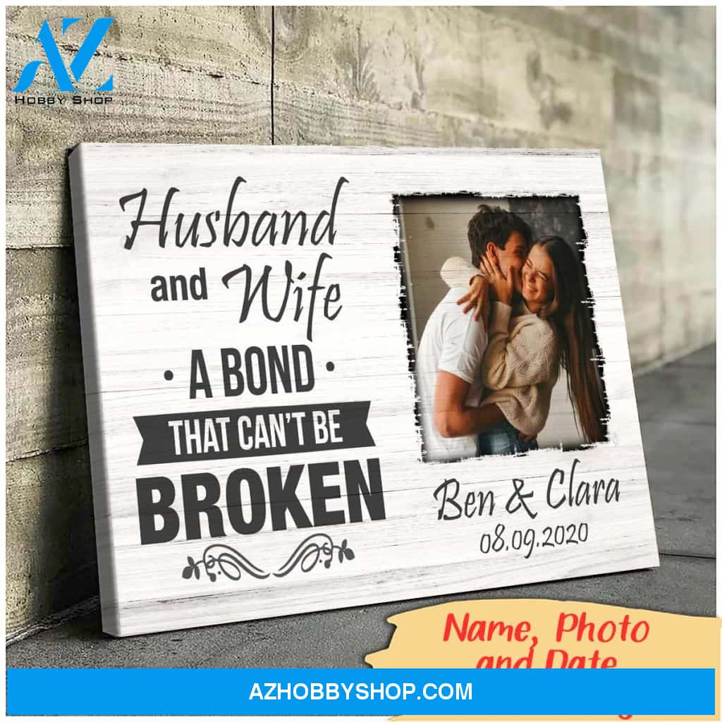 A Bond that can't be broken - Personalized Canvas