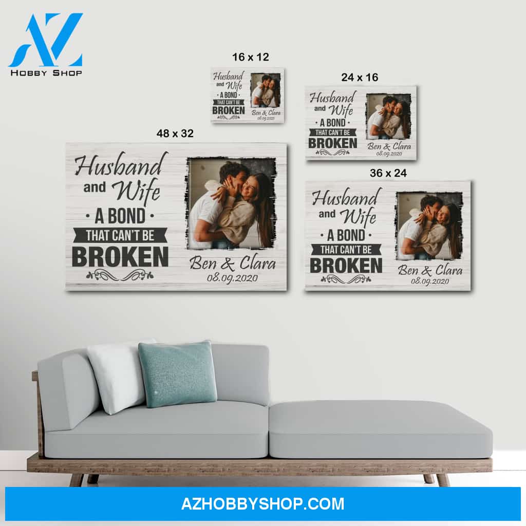 A Bond that can't be broken - Personalized Canvas
