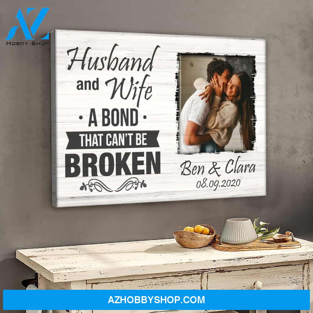 A Bond that can't be broken - Personalized Canvas