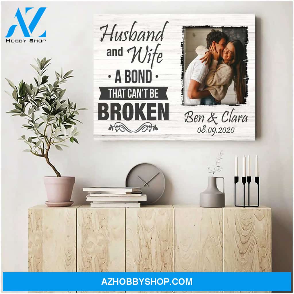A Bond that can't be broken - Personalized Canvas