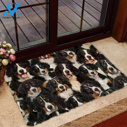 A Bunch Of Bernese Mountains Doormat, Dog Welcome Mat, Funny Welcome Mats for Dog Lovers