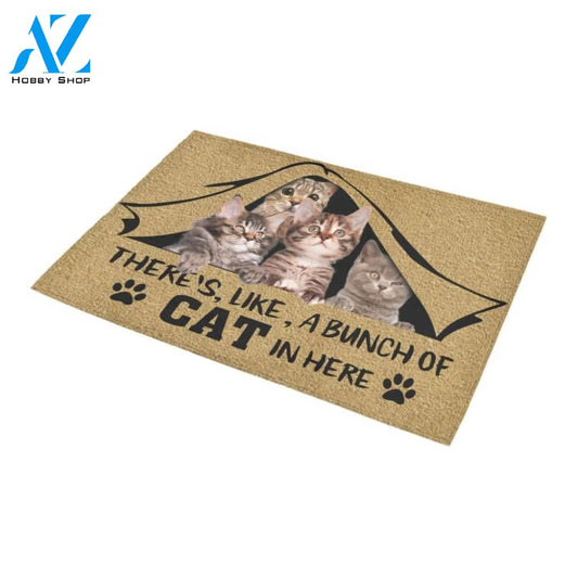 A Bunch Of Cat In Here Doormat Indoor And Outdoor Mat Entrance Rug Sweet Home Decor Housewarming Gift Gift For Friend Family Stem Feminist