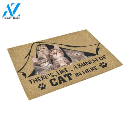 A Bunch Of Cat In Here Doormat Indoor And Outdoor Mat Entrance Rug Sweet Home Decor Housewarming Gift Gift For Friend Family Stem Feminist