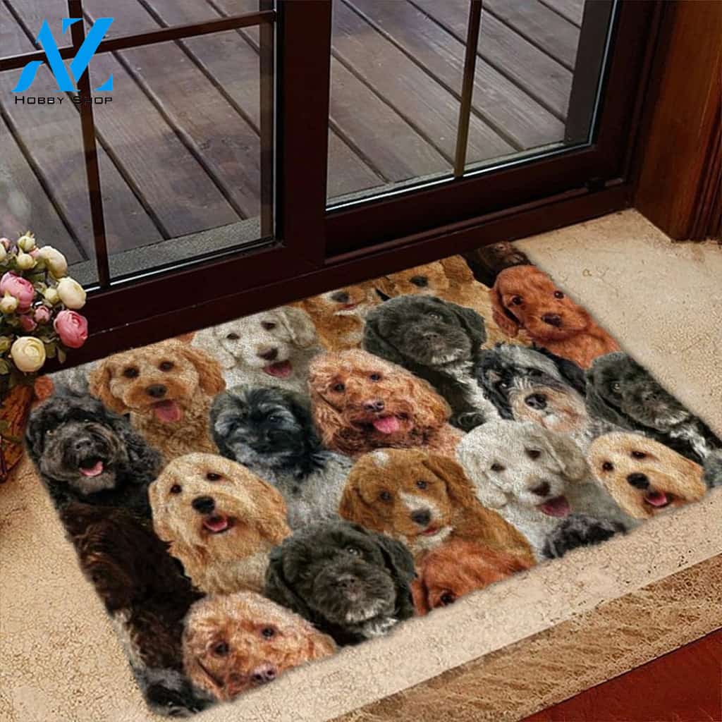 A Bunch Of Cockapoos Doormat, Dog Welcome Mat, Funny Welcome Mats for Dog Lovers