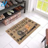 A Bunch Of Dachshund Printed Doormat Home Decor