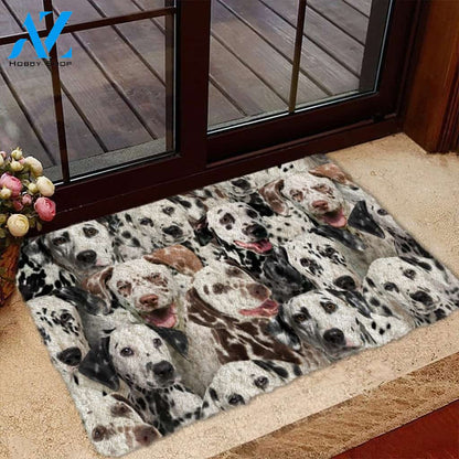 A Bunch Of Dalmatians Doormat, Dog Welcome Mat, Funny Welcome Mats for Dog Lovers