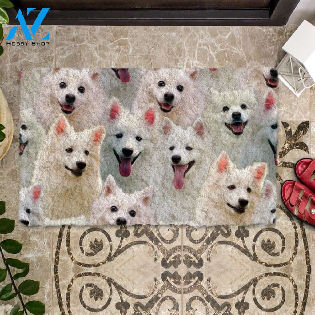 A Bunch Of Eskimos Doormat, Dog Welcome Mat, Funny Welcome Mats for Dog Lovers