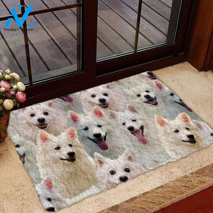 A Bunch Of Eskimos Doormat, Dog Welcome Mat, Funny Welcome Mats for Dog Lovers