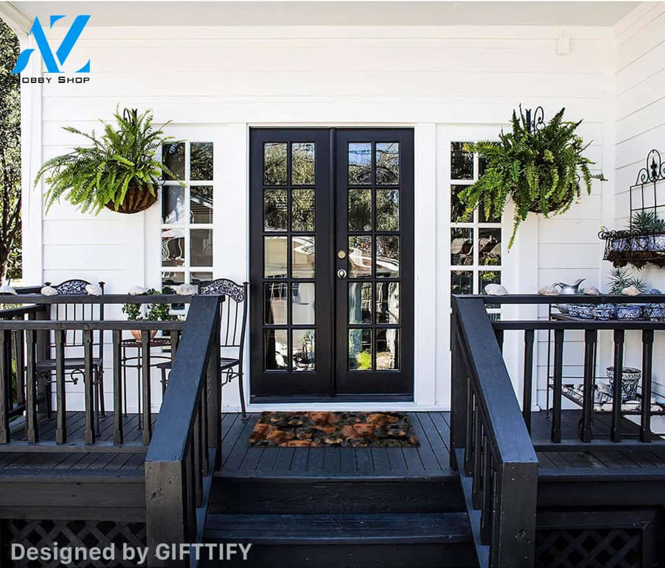 A Bunch Of German Shepherds Doormat