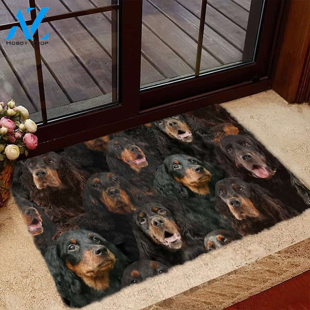 A Bunch Of Gordon Setter Doormat, Dog Welcome Mat, Funny Welcome Mats for Dog Lovers