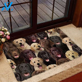A Bunch Of Labradors Doormat, Dog Welcome Mat, Funny Welcome Mats for Dog Lovers