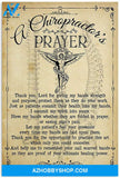 A Chiropracr S Prayer Vertical Present For Men Women On Birthday Xmas Art