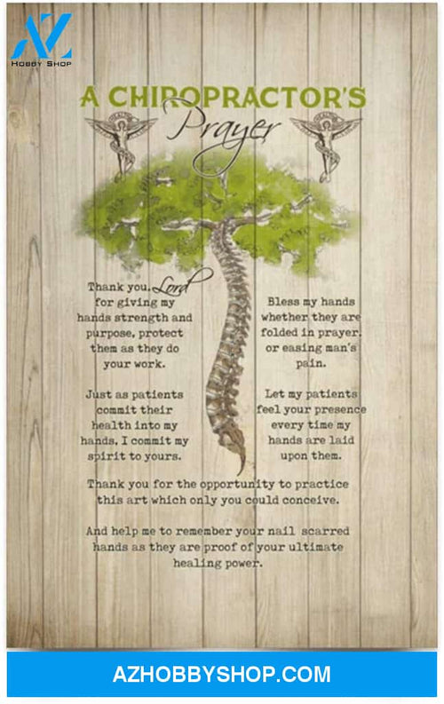 A Chiropracrs Prayer Thank You Lord For Giving My Hands Strength Present Family Unisex