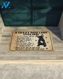 A Crazy Dog Lady Dog Mom French Bulldog Funny Indoor And Outdoor Doormat Warm House Gift Welcome Mat Birthday Gift For Mom