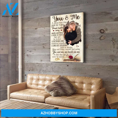 A Depth Of Love - Personalized Custom Photo Canvas