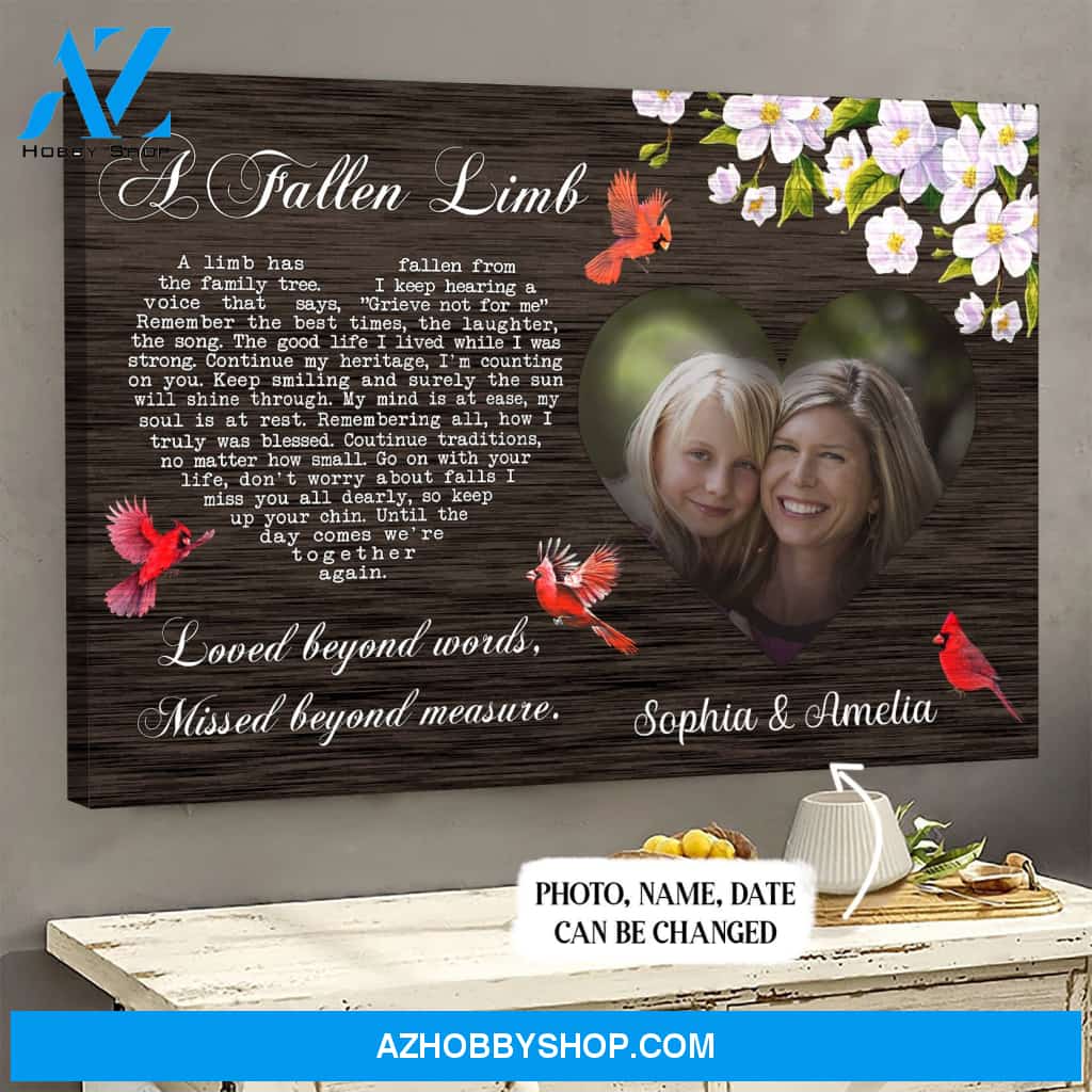 A Fallen Limb Upload Photo Custom Name Canvas