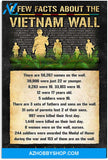A Few Facts About The Vietnam Wall Present For Women Men On Birthday Xmas Art