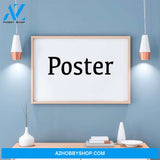 A Girl Should Be Butterfly Pretty To See White Poster Canvas