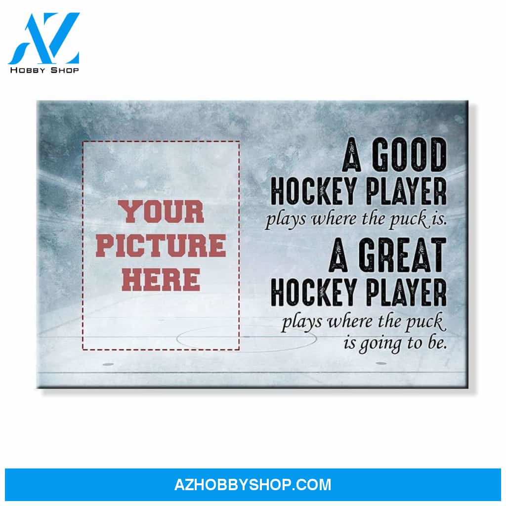 A Great Hockey Player Custom canvas prints With Your Photo