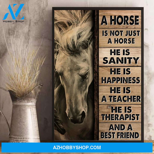 A Horse Is Not Just A Horse Canvas Wall Art, Wall Decor Visual Art Unique Gifts