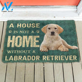 Gearhumans Gearhuman 3D A House Is Not A Home Labrador Retrievers Dog Doormat