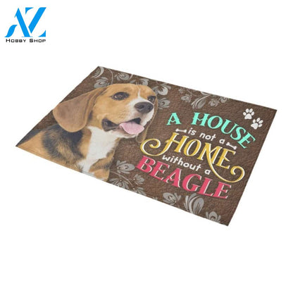 A House Is Not A Home Without A Beagle Doormat Indoor And Outdoor Mat Entrance Rug Sweet Home Decor Housewarming Gift Gift For Friend Family Stem Feminist