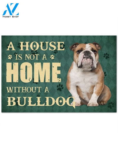 A house is not a home without a bulldog doormat