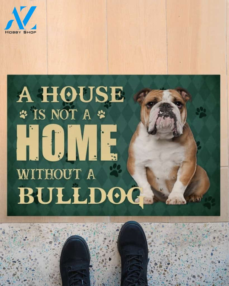 A house is not a home without a bulldog doormat