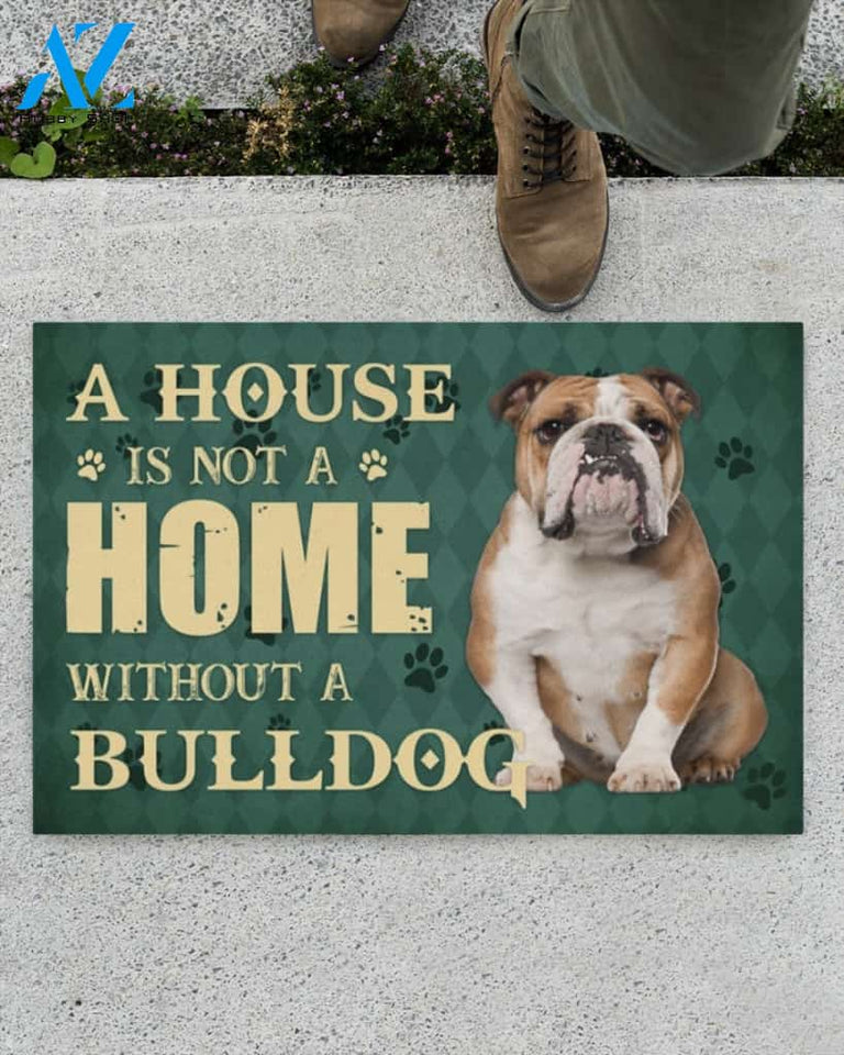 A house is not a home without a bulldog doormat