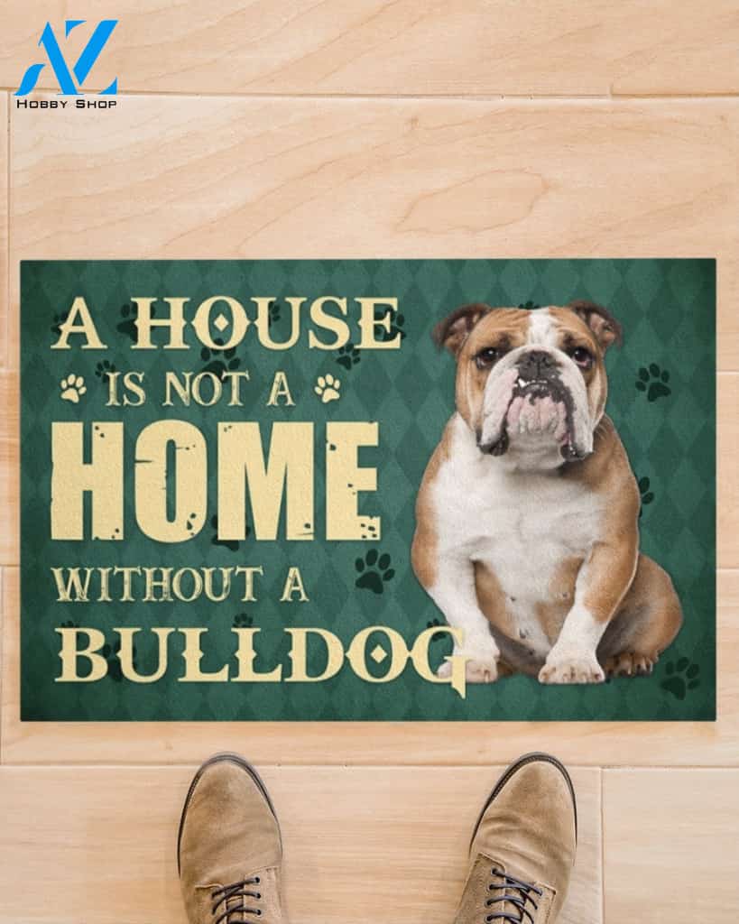 A house is not a home without a bulldog doormat