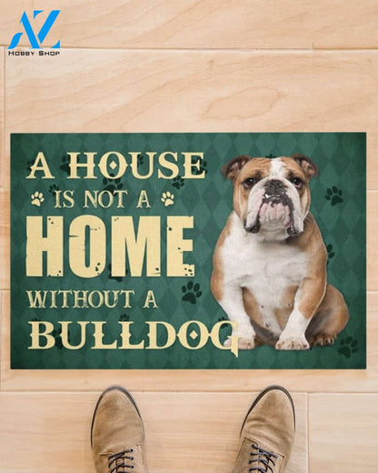 A house is not a home without a bulldog doormat