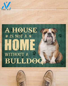 A house is not a home without a bulldog doormat