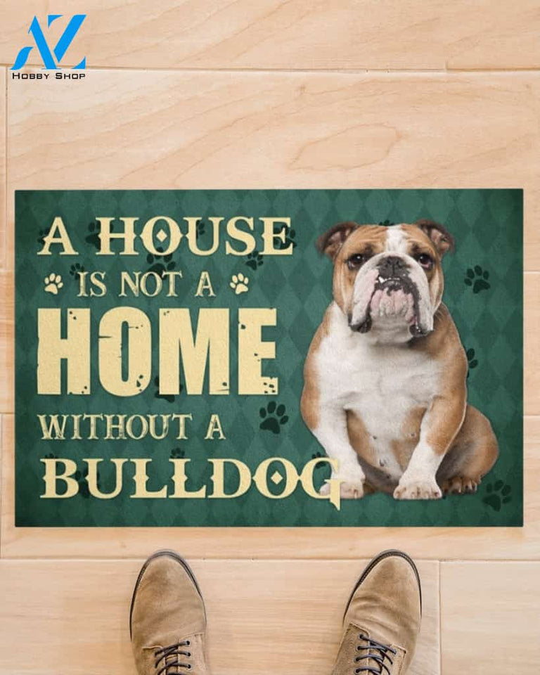 A house is not a home without a bulldog doormat